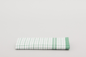 Green Check Tea Towel 100% Cotton