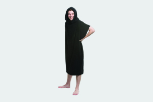 Black Hooded Towel
