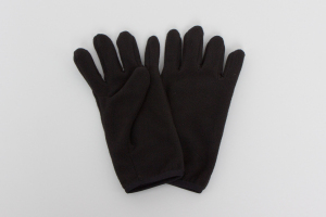 Winter Glove 100% Polyester Fleece Black