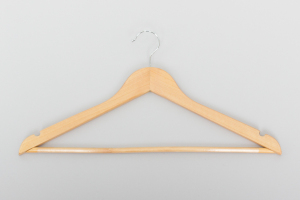 Wooden Hanger Male Anti Slip